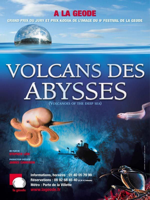 Affiche du court métrage Volcans des abysses (2003) de Stephen Low. Voir Volcans des abysses en streaming / torrent sur meilleurs-films.fr