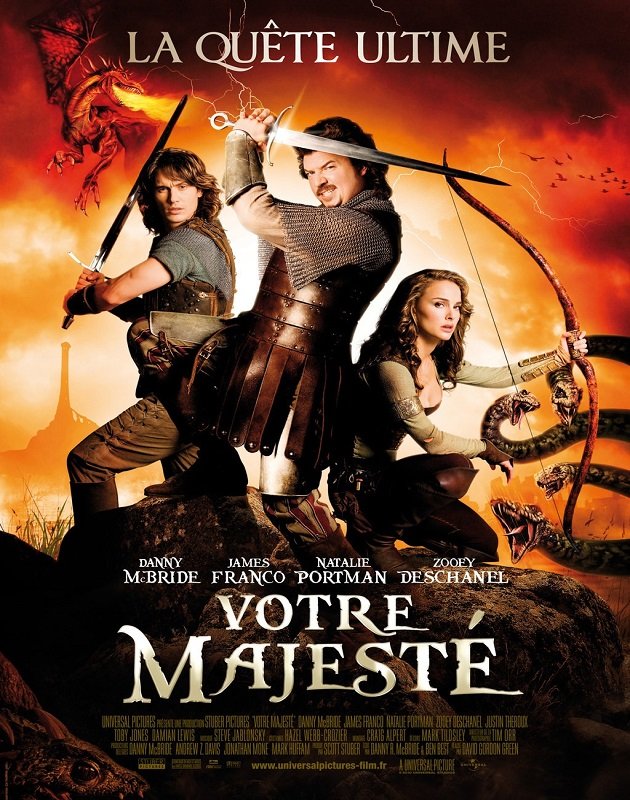 Affiche du film Votre Majesté (2011) de David Gordon Green Affiche du film Votre Majesté (2011) de David Gordon Green. Voir Votre Majesté en streaming / torrent sur meilleurs-films.fr