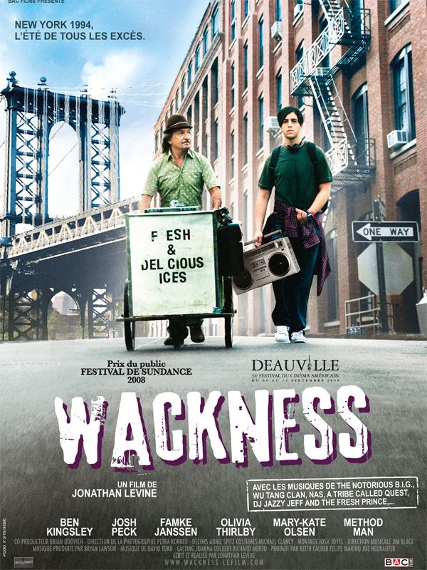 Affiche du film Wackness (2008) de Jonathan Levine Affiche du film Wackness (2008) de Jonathan Levine. Voir Wackness en streaming / torrent sur meilleurs-films.fr
