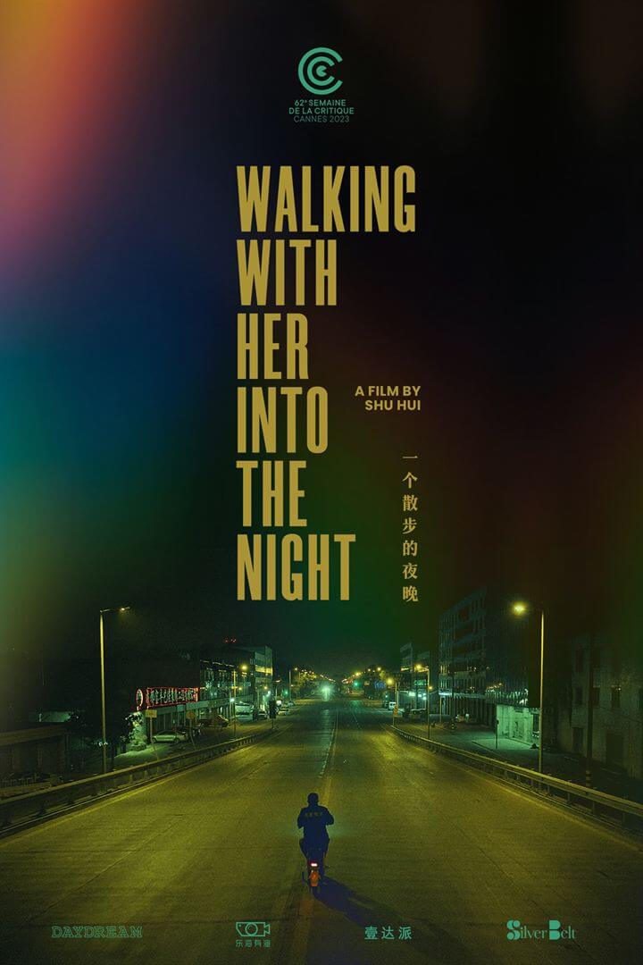 Affiche du court métrage Walking With Her into the Night (2023) de Hui Shu. Voir Walking With Her into the Night en streaming / torrent sur meilleurs-films.fr