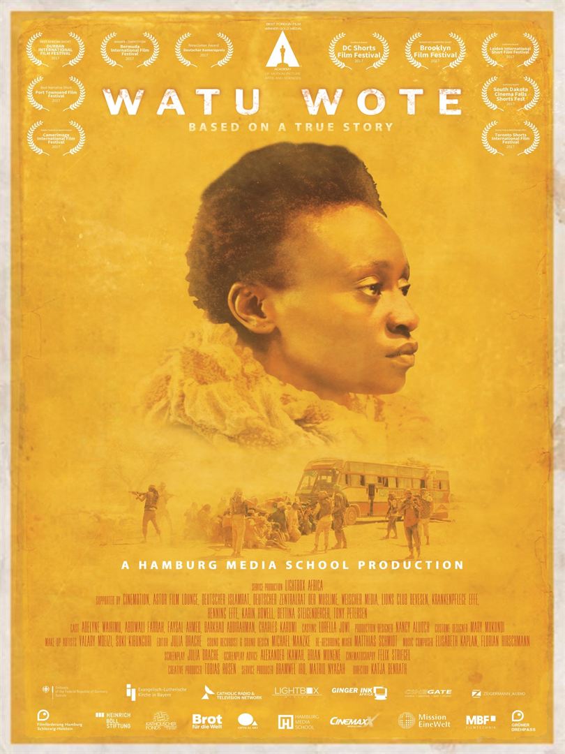 Affiche du court métrage Watu Wote: All Of Us () de Katja Benrath Affiche du court métrage Watu Wote: All Of Us () de Katja Benrath. Voir Watu Wote: All Of Us en streaming / torrent sur meilleurs-films.fr