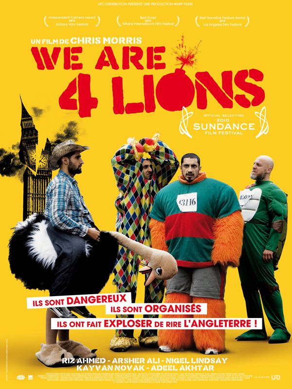 Affiche du film We Are Four Lions (2010) de Chris Morris. Voir We Are Four Lions en streaming / torrent sur meilleurs-films.fr