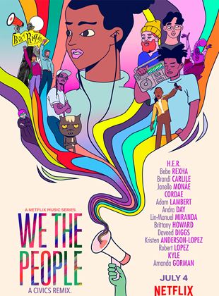 Affiche de la série We The People : Do, ré, mi démocratie (2022) de Chris Nee. Voir We The People : Do, ré, mi démocratie en streaming / torrent sur meilleurs-films.fr