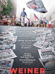 Affiche du film Weiner (2016) de Josh Kriegman,Elyse Steinberg,. Voir Weiner en streaming / torrent sur meilleurs-films.fr