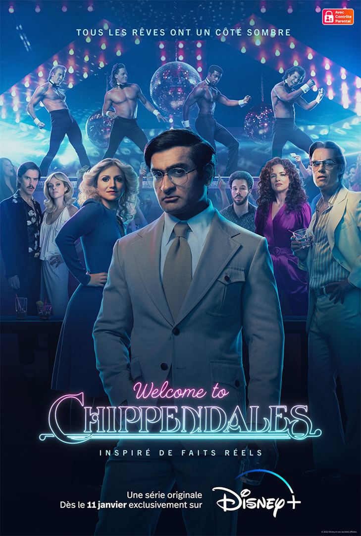 Affiche de la série Welcome To Chippendales (2022) de Robert Siegel Affiche de la série Welcome To Chippendales (2022) de Robert Siegel. Voir Welcome To Chippendales en streaming / torrent sur meilleurs-films.fr
