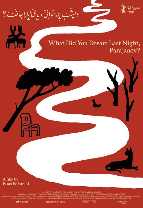 Affiche du film What Did You Dream Last Night, Parajanov? (2024) de Faraz Fesharaki. Voir What Did You Dream Last Night, Parajanov? en streaming / torrent sur meilleurs-films.fr