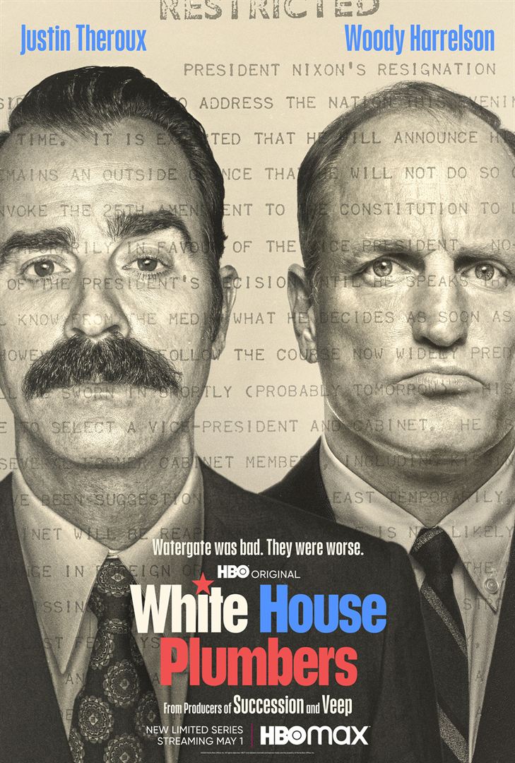 Affiche de la série White House Plumbers (2023) de Alex Gregory. Voir White House Plumbers en streaming / torrent sur meilleurs-films.fr