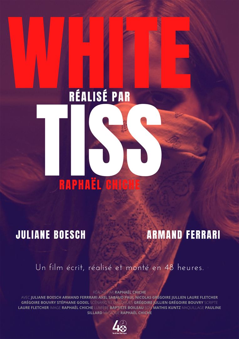 Affiche du court métrage White Tiss (2021) de Grégoire Bouvry. Voir White Tiss en streaming / torrent sur meilleurs-films.fr