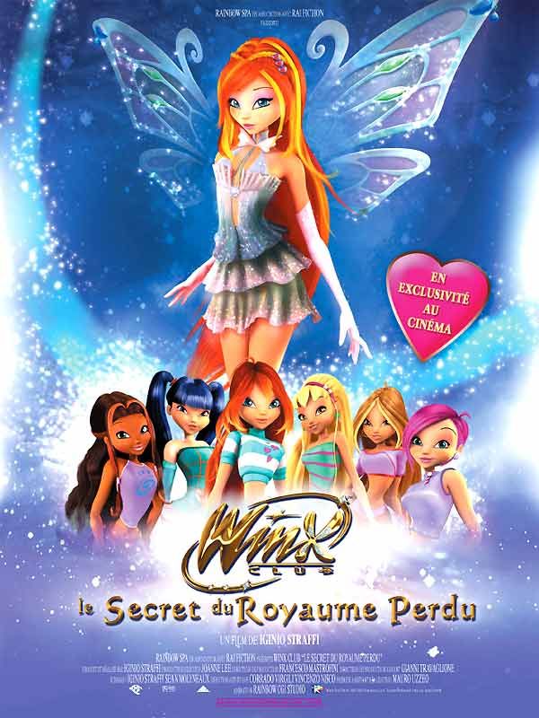 Affiche du film Winx Club : le secret du royaume perdu (2007) de Iginio Straffi. Voir Winx Club : le secret du royaume perdu en streaming / torrent sur meilleurs-films.fr