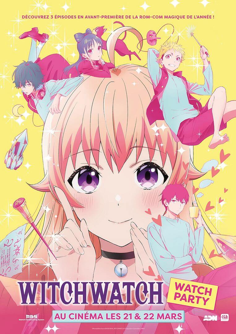 Affiche du film Witch Watch (2025) de Hiroshi Ikehata. Voir Witch Watch en streaming / torrent sur meilleurs-films.fr