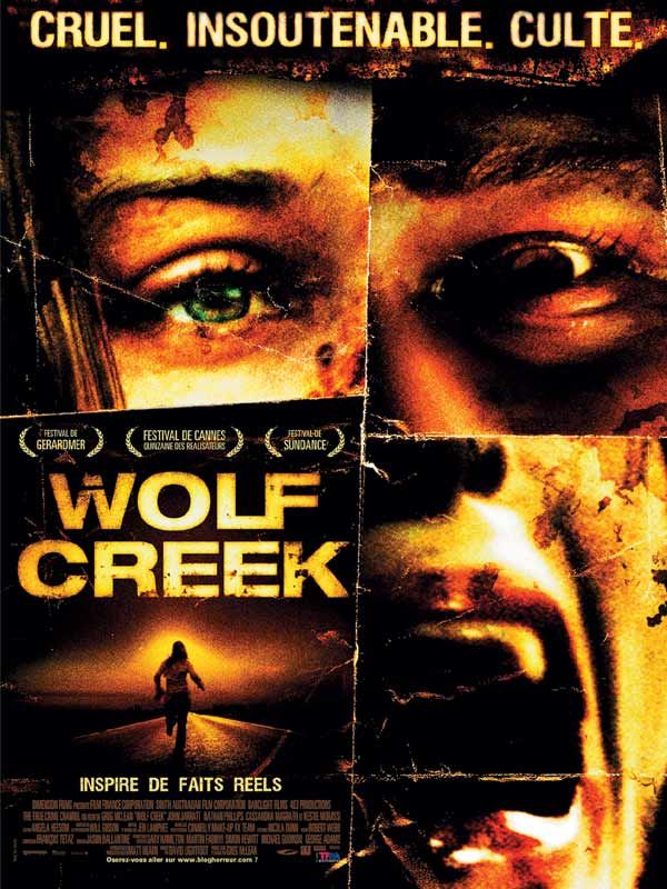 Affiche du film Wolf Creek (2005) de Greg McLean. Voir Wolf Creek en streaming / torrent sur meilleurs-films.fr