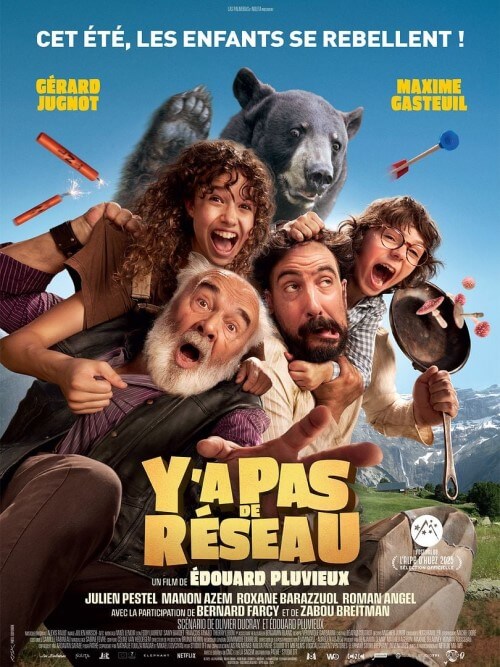 Affiche du film Y a pas de réseau (2025) de Edouard Pluvieux. Voir Y a pas de réseau en streaming / torrent sur meilleurs-films.fr