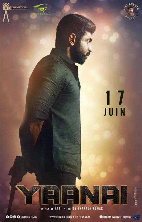 Affiche du film Yaanai (2022) de Hari. Voir Yaanai en streaming / torrent sur meilleurs-films.fr