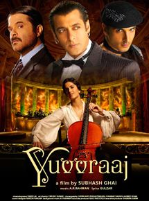 Affiche du film Yuvvraaj (2008) de Subhash Ghai. Voir Yuvvraaj en streaming / torrent sur meilleurs-films.fr