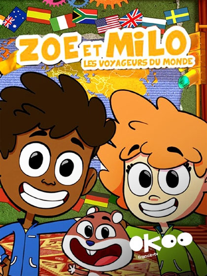 Affiche de la série Zoé et Milo, les voyageurs du monde (2020) de Affiche de la série Zoé et Milo, les voyageurs du monde (2020) de . Voir Zoé et Milo, les voyageurs du monde en streaming / torrent sur meilleurs-films.fr
